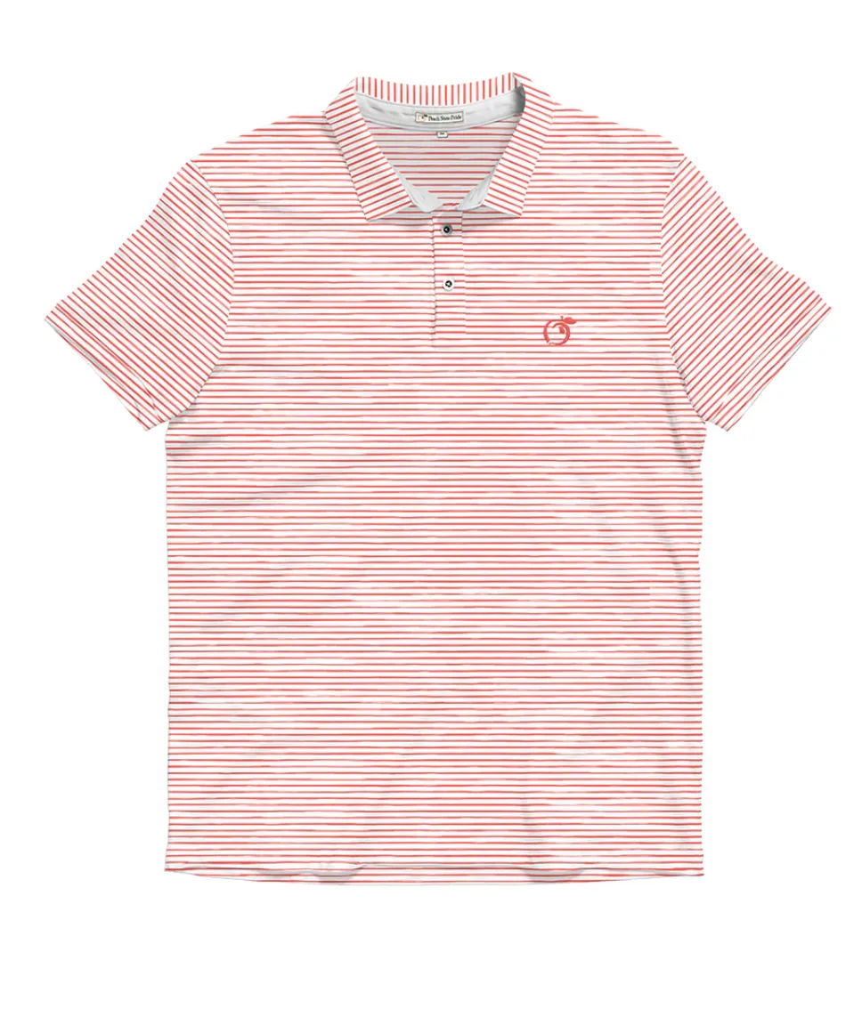 Heathered Azalea Performance Polo