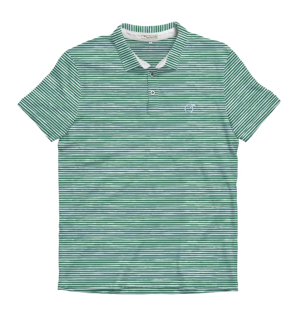 Heathered Azalea Performance Polo