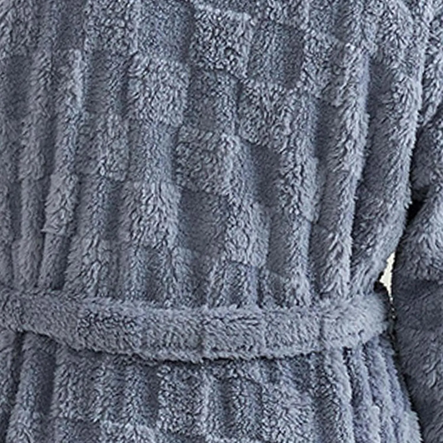 HGps8w 2 Piece Outfits for Women Fuzzy Fleece Lounge Sets, Long Belted Bath Robe & Soft Long Pants Pajamas Sleepwear