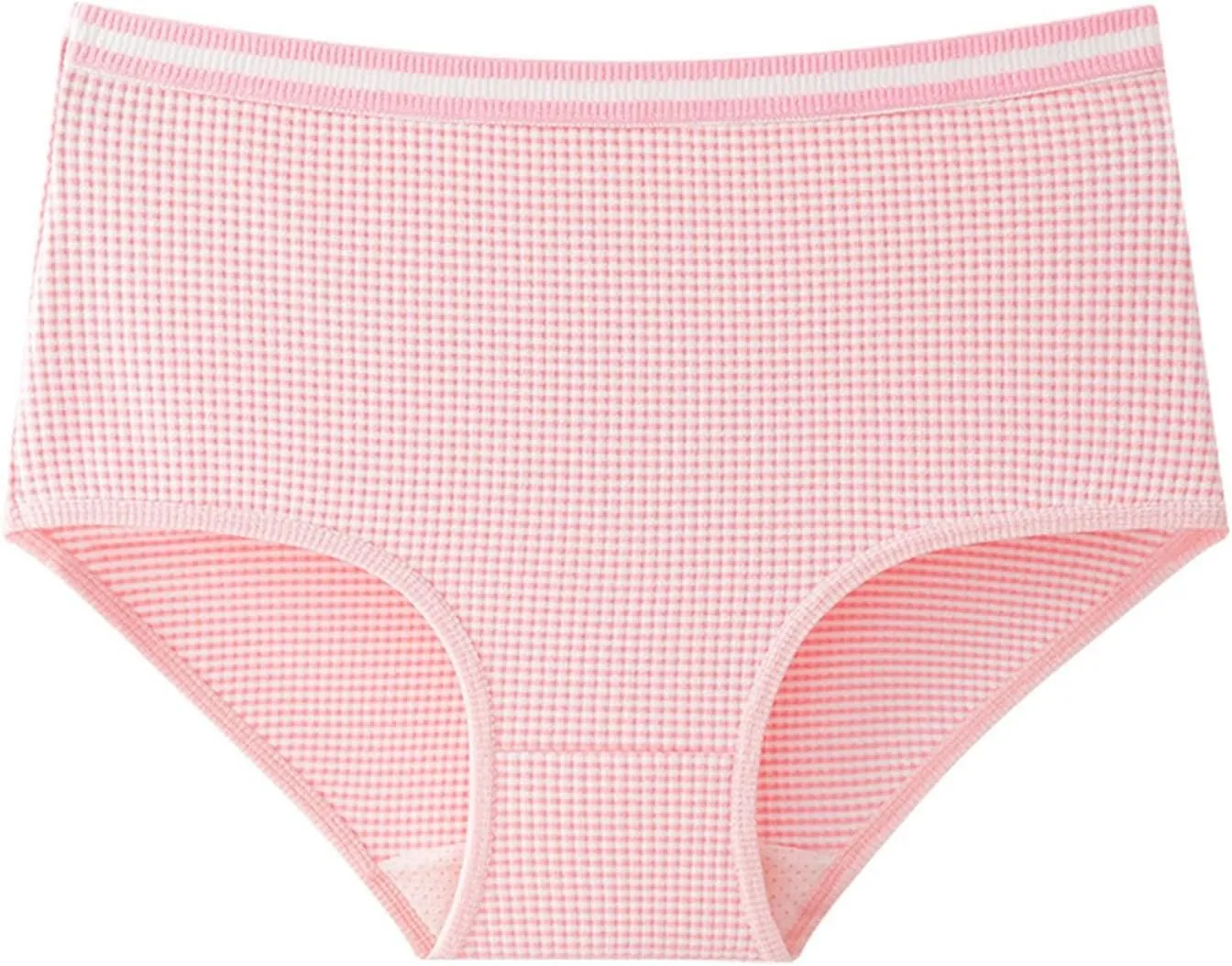 High Cut Underwear Women Solid Color Soft Comfortable Stretch Underwear Lightweight Quick Drying Full Coverage Cotton Panties