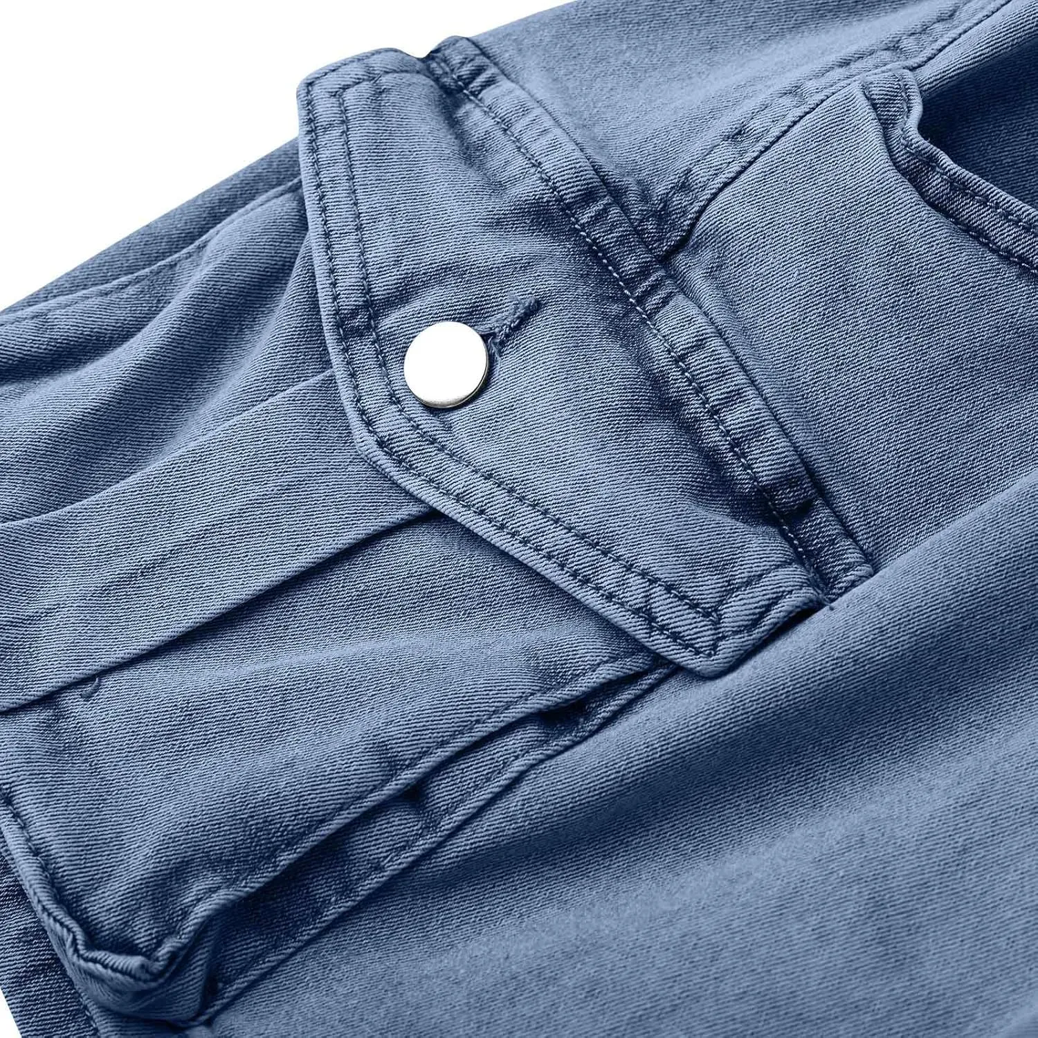 High Stretchy Cargo Skirt for Women Low Waist High Waisted Y2k Mini Jean Skirts Cute Denim Skirt with Pockets