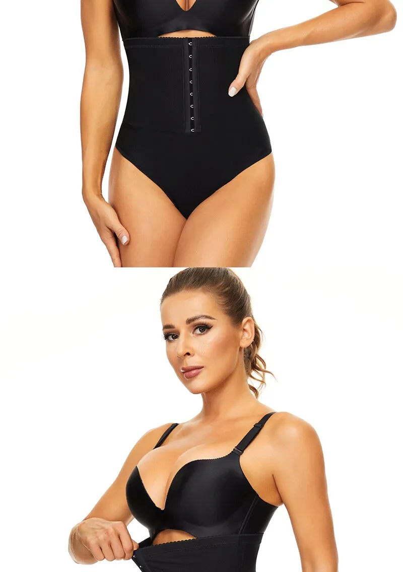 High Waist Shapewear Women's Thong Panties