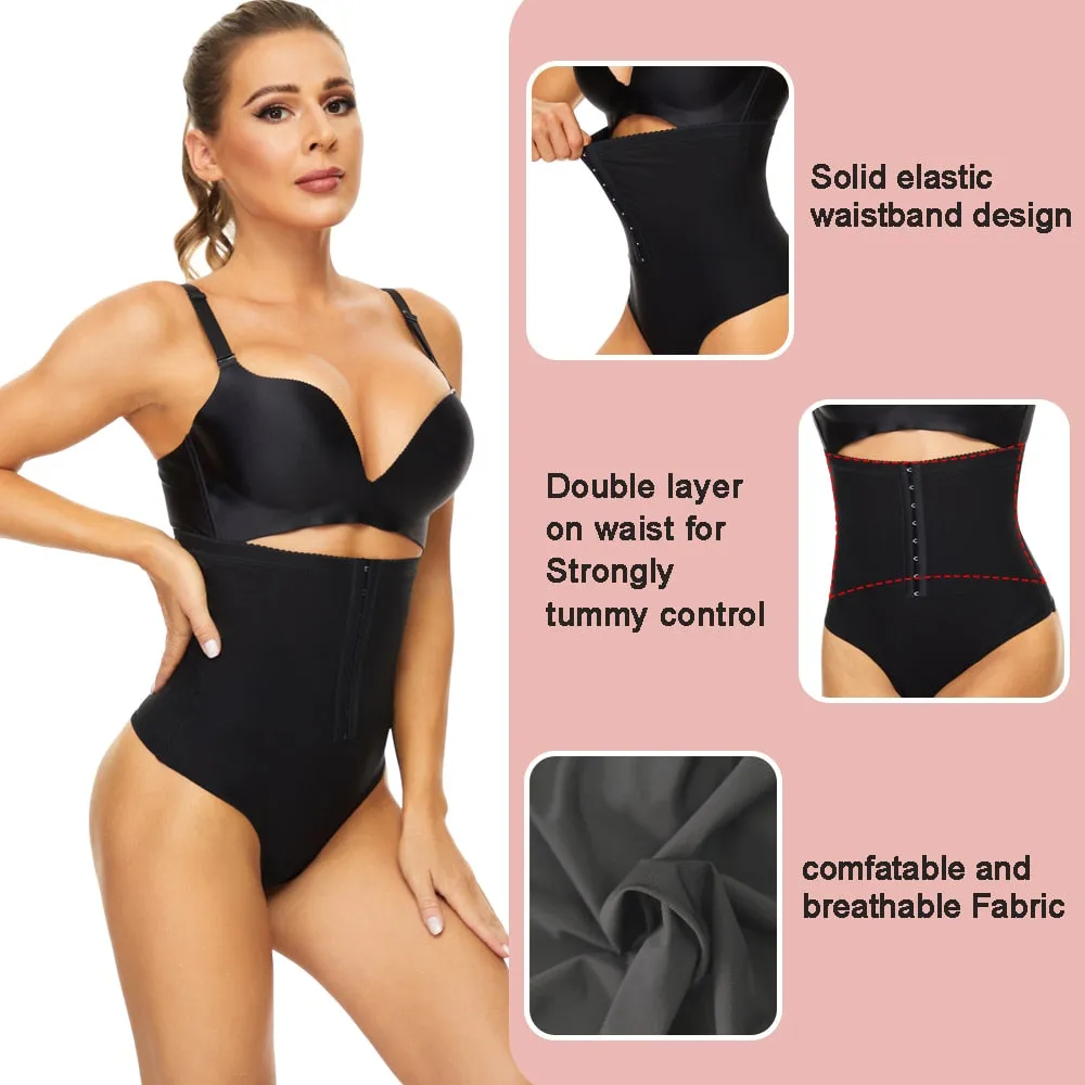 High Waist Shapewear Women's Thong Panties