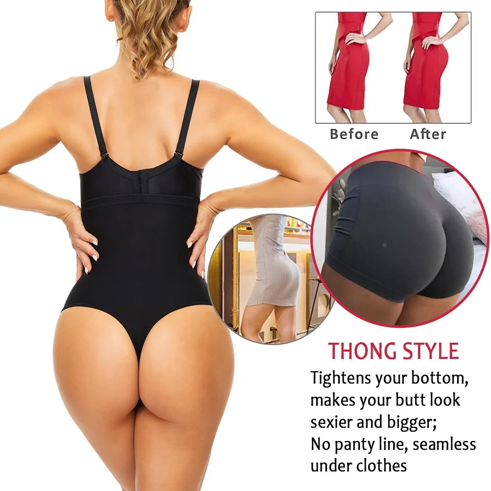High Waist Shapewear Women's Thong Panties