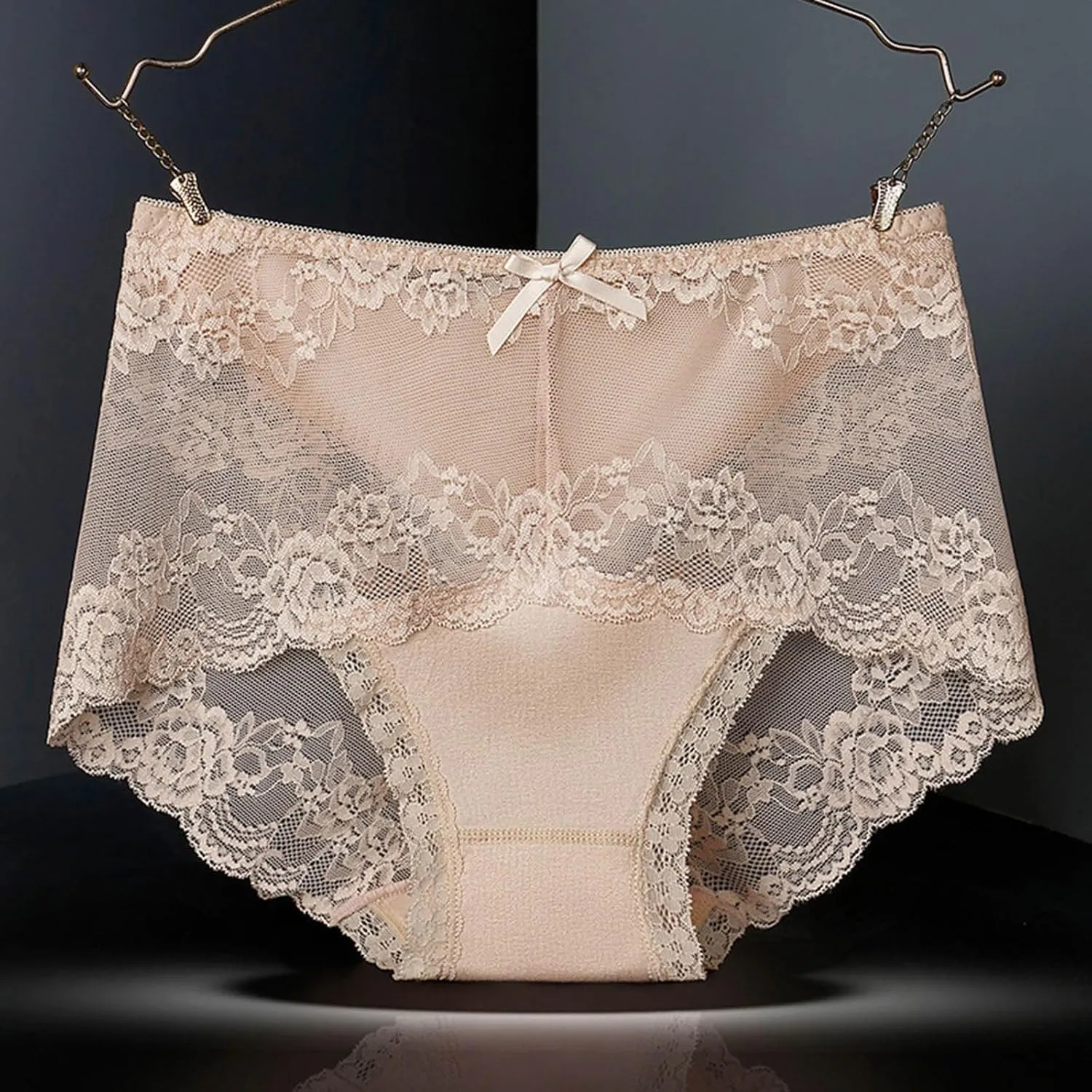High Waist Underwear for Women 3 Pack Seamless Hipster Panties Soft Briefs Ladies Stretch Full Coverage Panties