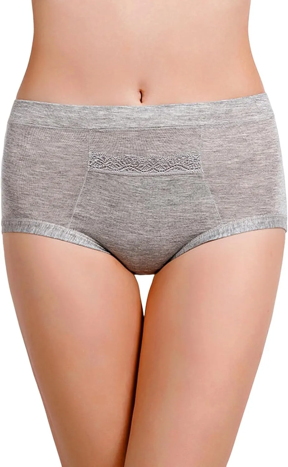 High Waist Underwear for Women Plus Size Seamless Hipster Panties Soft Briefs Ladies Stretch Full Coverage Panty