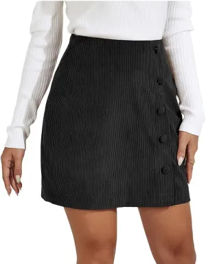 High waisted skirts for women Corduroy Skirt Women Fall Winter High Waisted Short Pencil Bodycon Mini Skirts