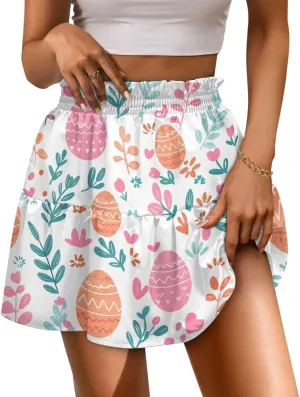 High Waisted Skirts for Women Pleated Tennis Skirts for Women Valentine