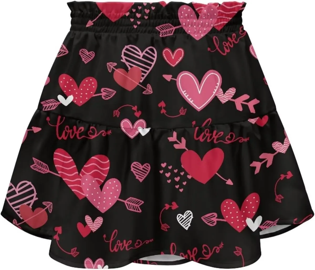High Waisted Skirts for Women Pleated Tennis Skirts for Women Valentine
