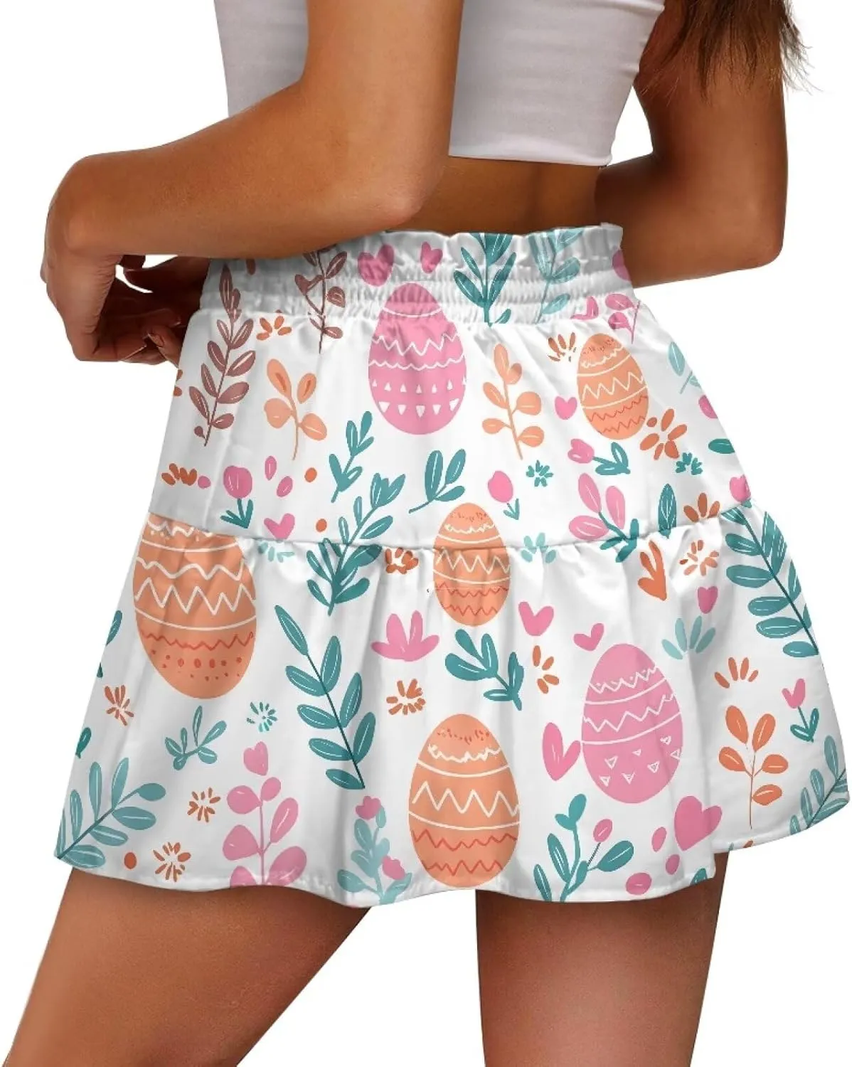 High Waisted Skirts for Women Pleated Tennis Skirts for Women Valentine