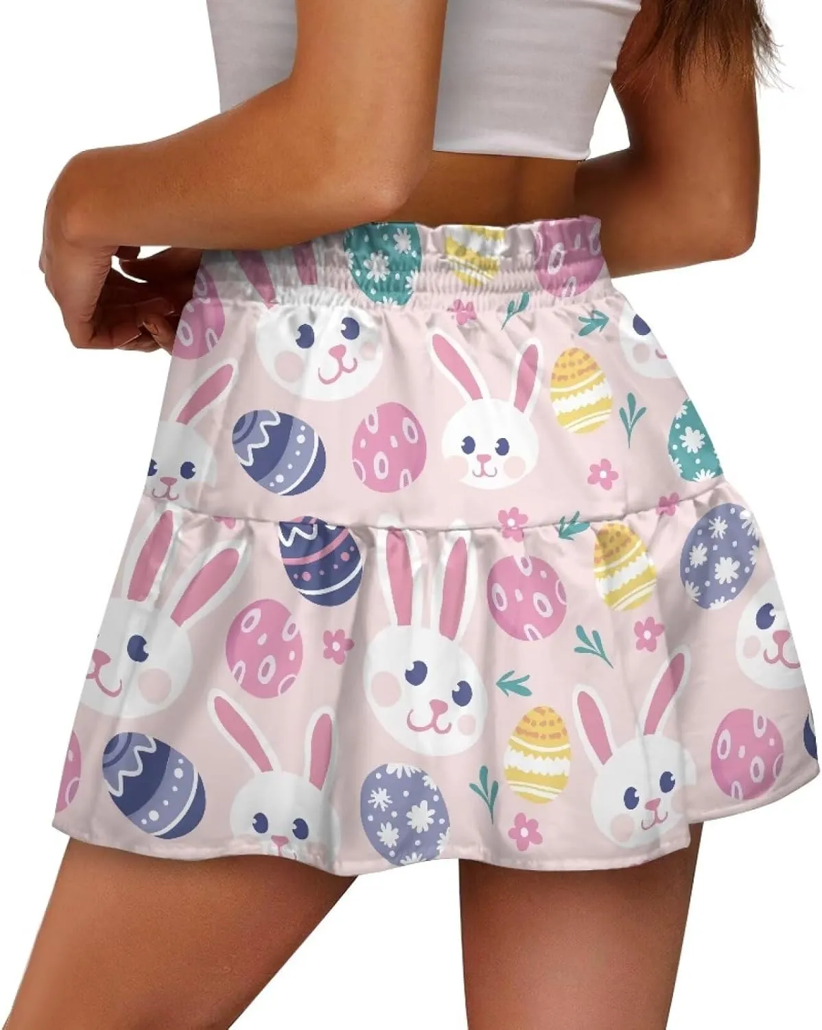 High Waisted Skirts for Women Pleated Tennis Skirts for Women Valentine