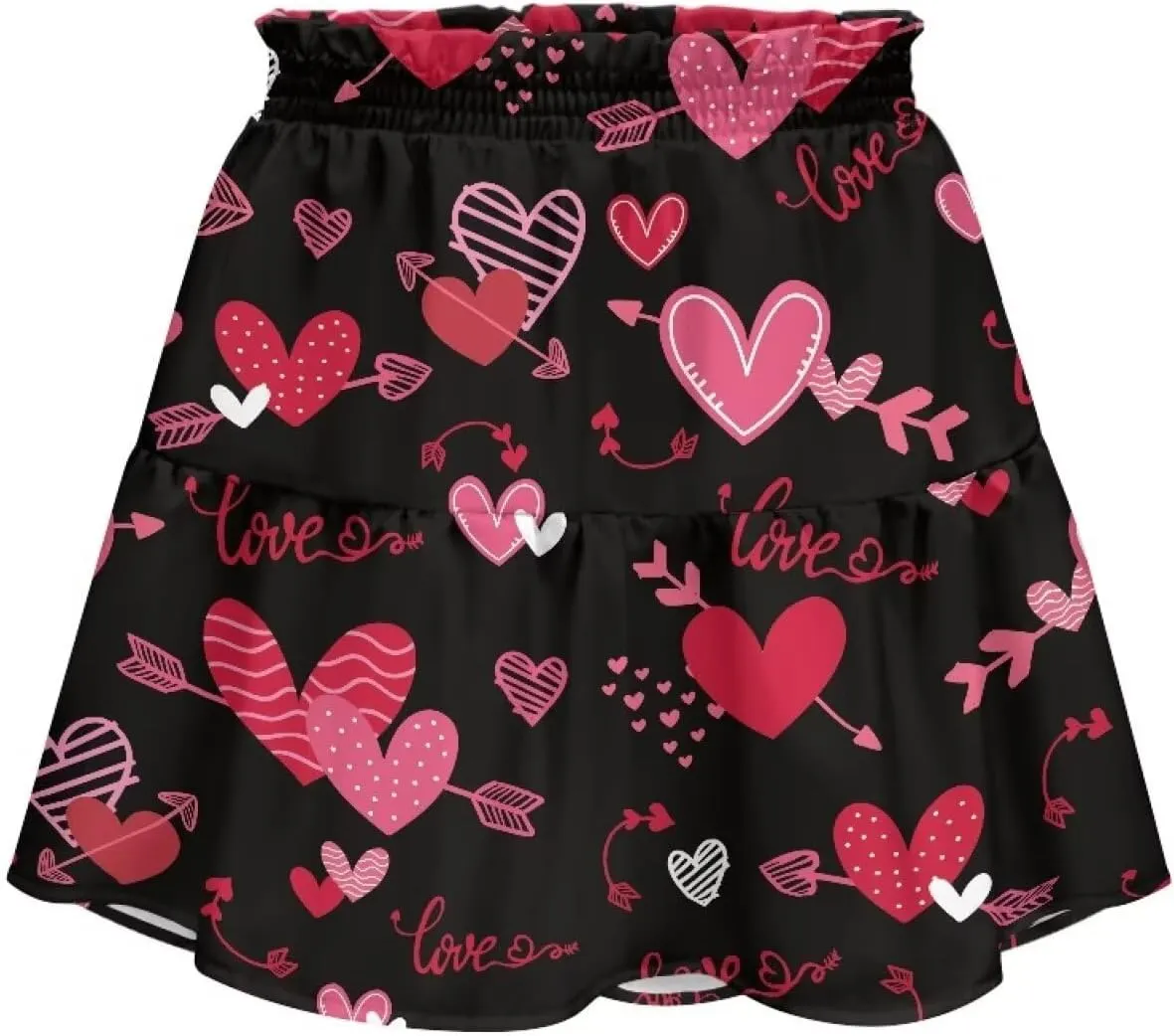 High Waisted Skirts for Women Pleated Tennis Skirts for Women Valentine