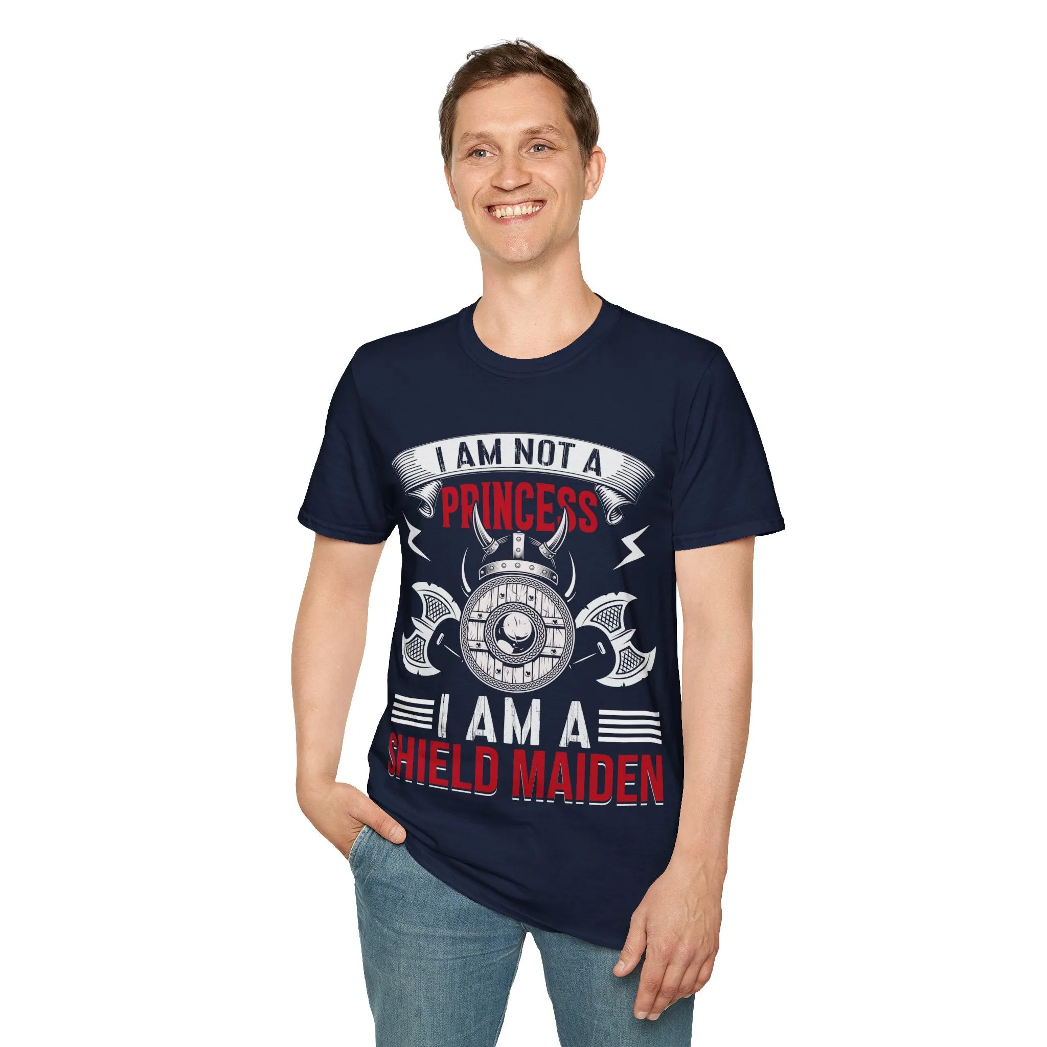 I Am Not A Princess I Am A Shield Maiden Viking T-Shirt