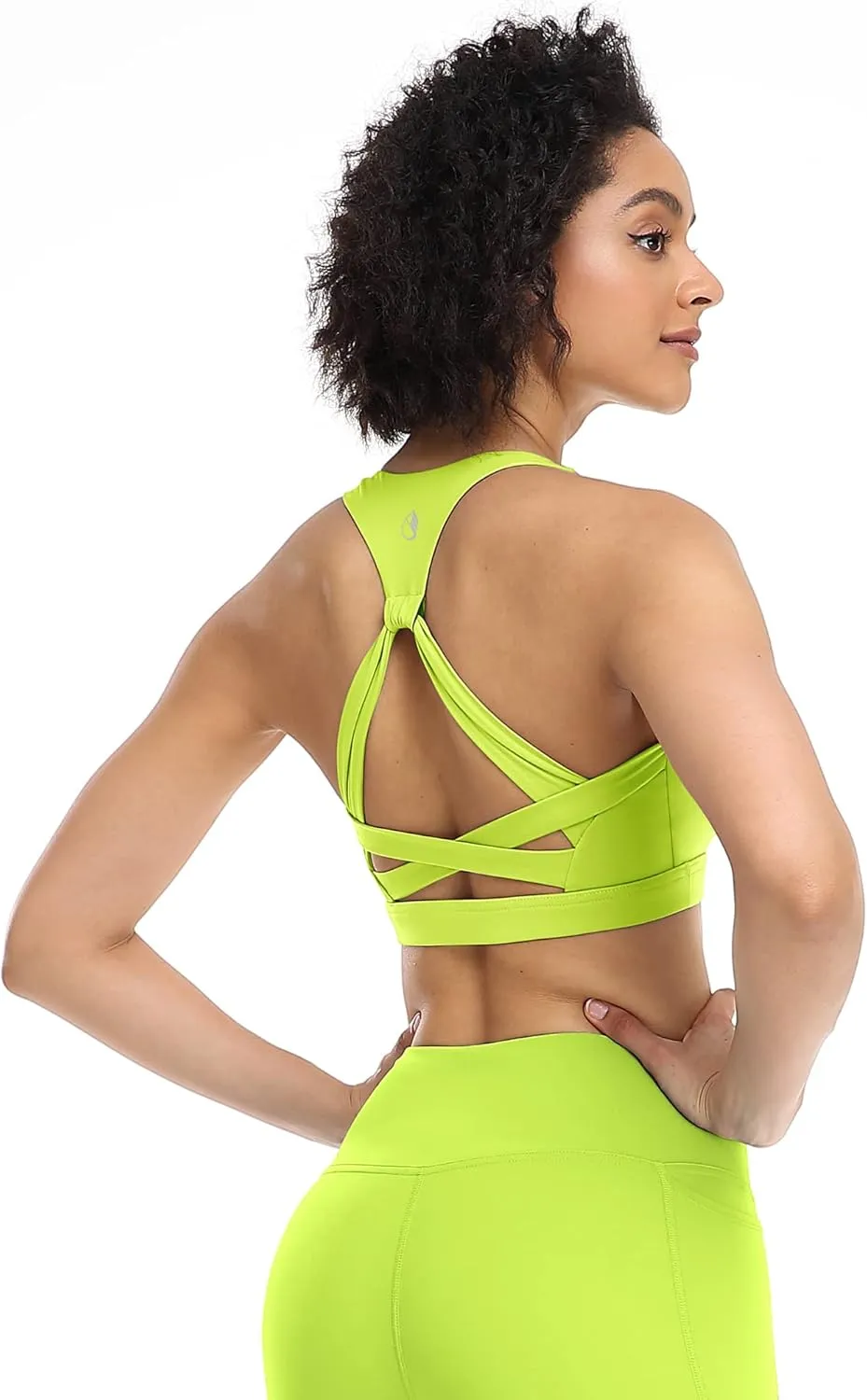 icyzone Workout Sports Bras for Women - Fitness Athletic Exercise Running Bra, Activewear Yoga Tops