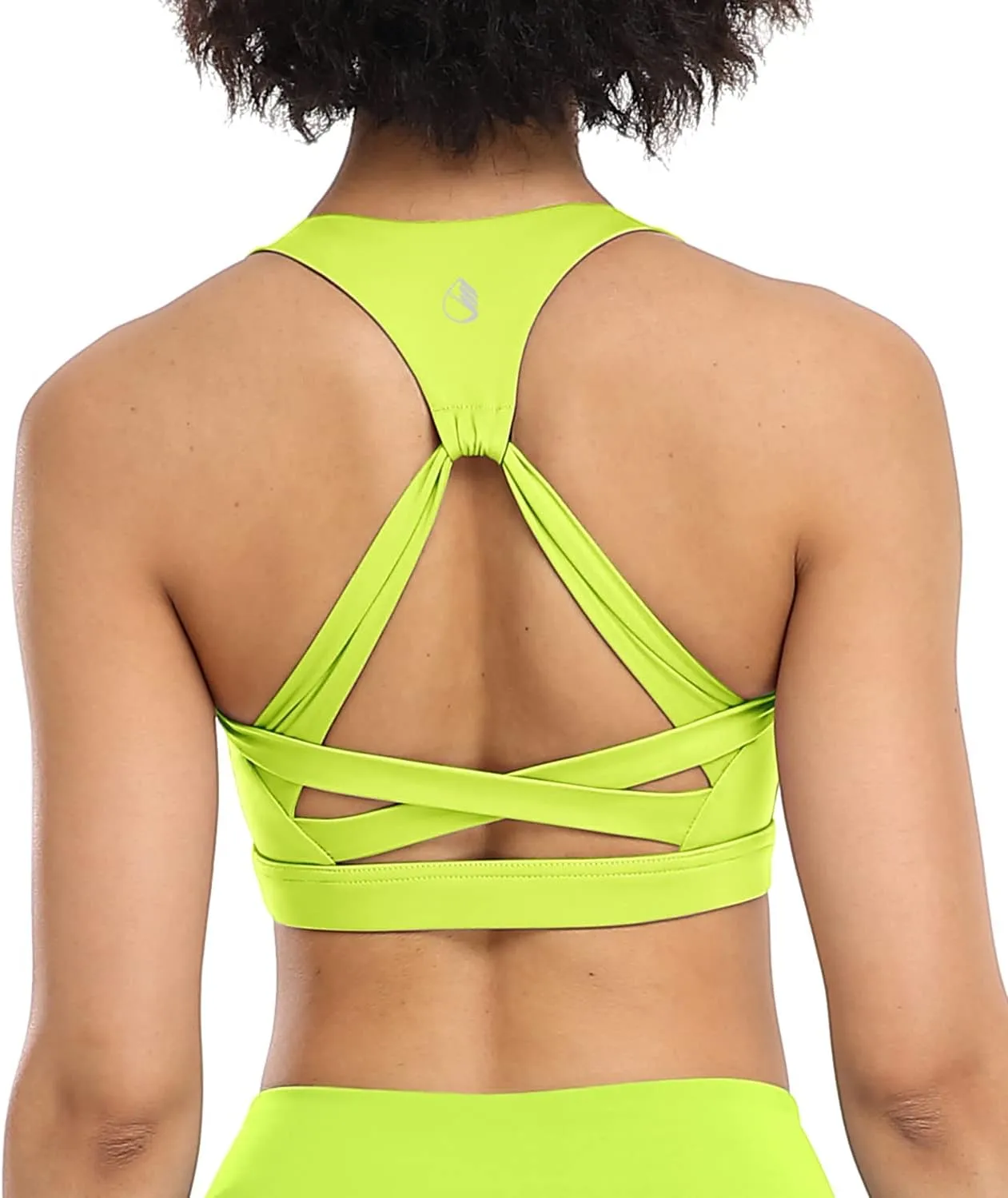 icyzone Workout Sports Bras for Women - Fitness Athletic Exercise Running Bra, Activewear Yoga Tops