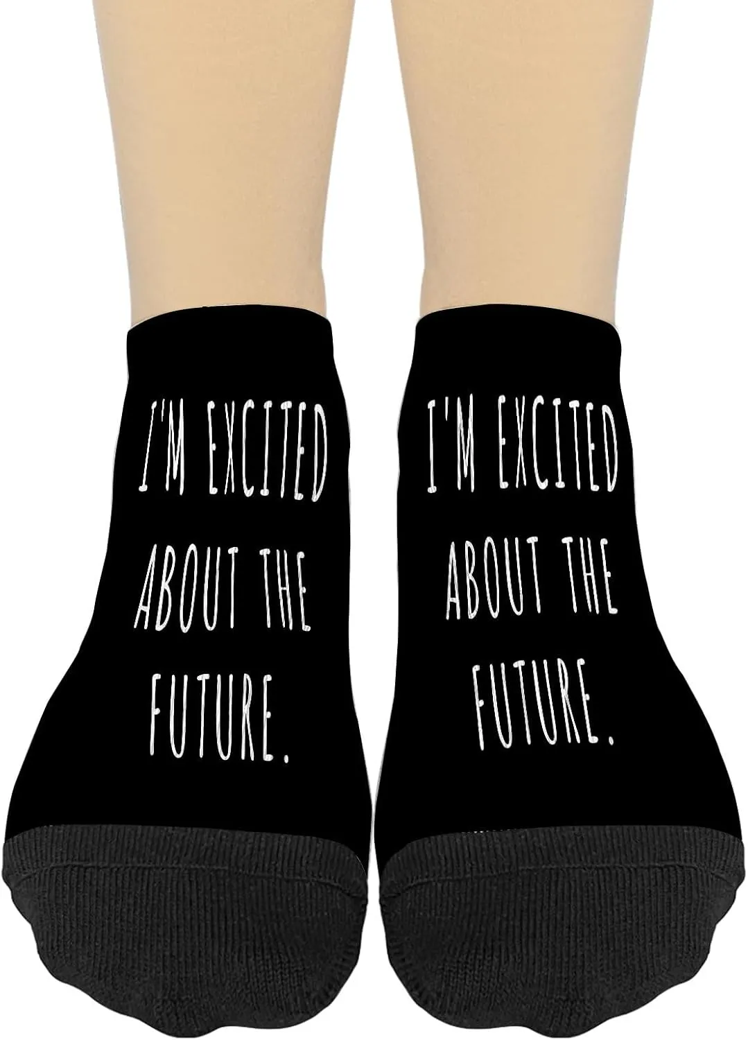 I'm Excited About The Futures Low Cut Socks Low Cut Socks Youth No Show Athletic Socks TrendySocks