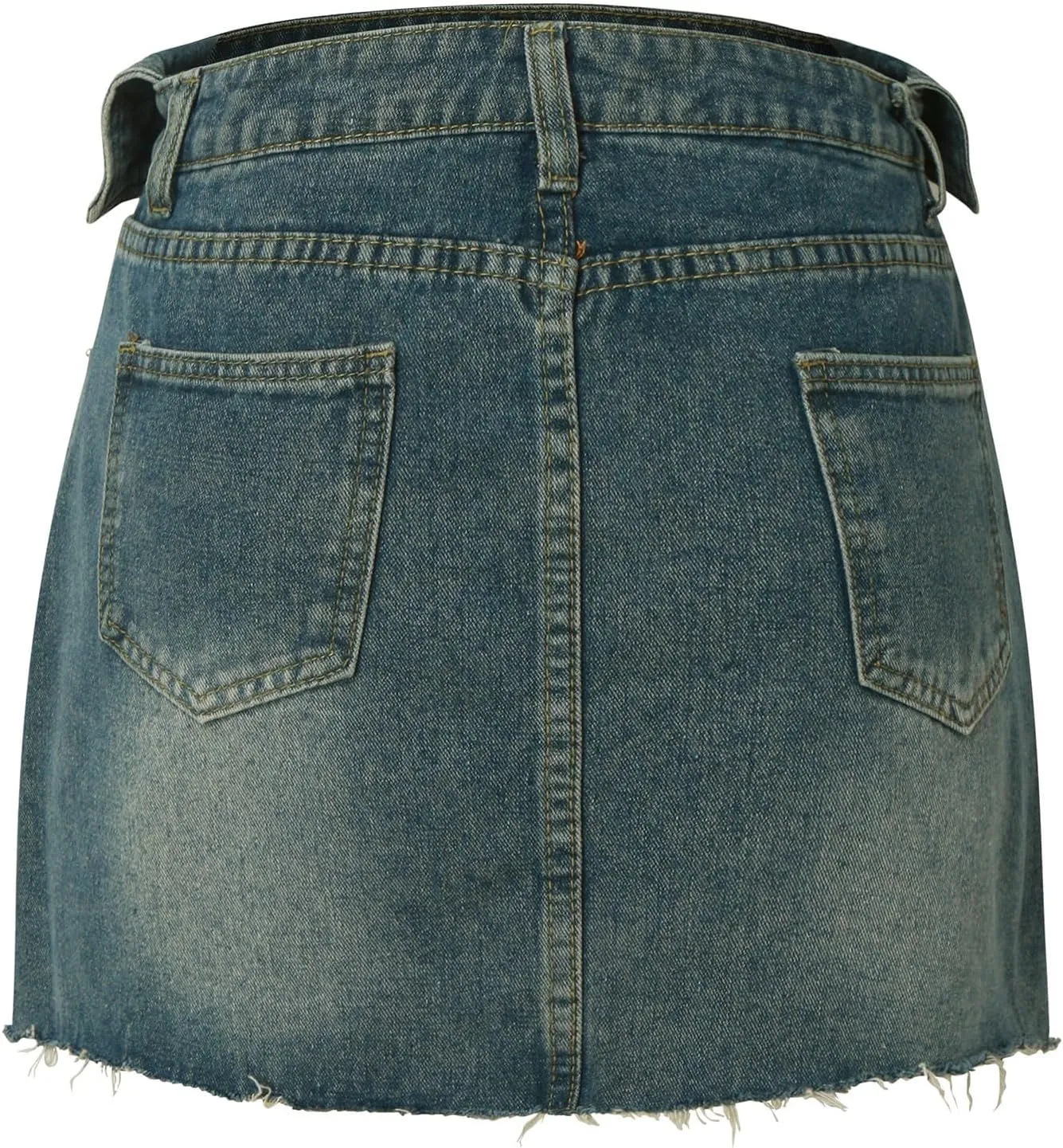Jean Skirts for Women Denim Skirts Plus Size Mini Skirt Jean Skort y2kButton Cargo Skirt with Pocket Low Waist