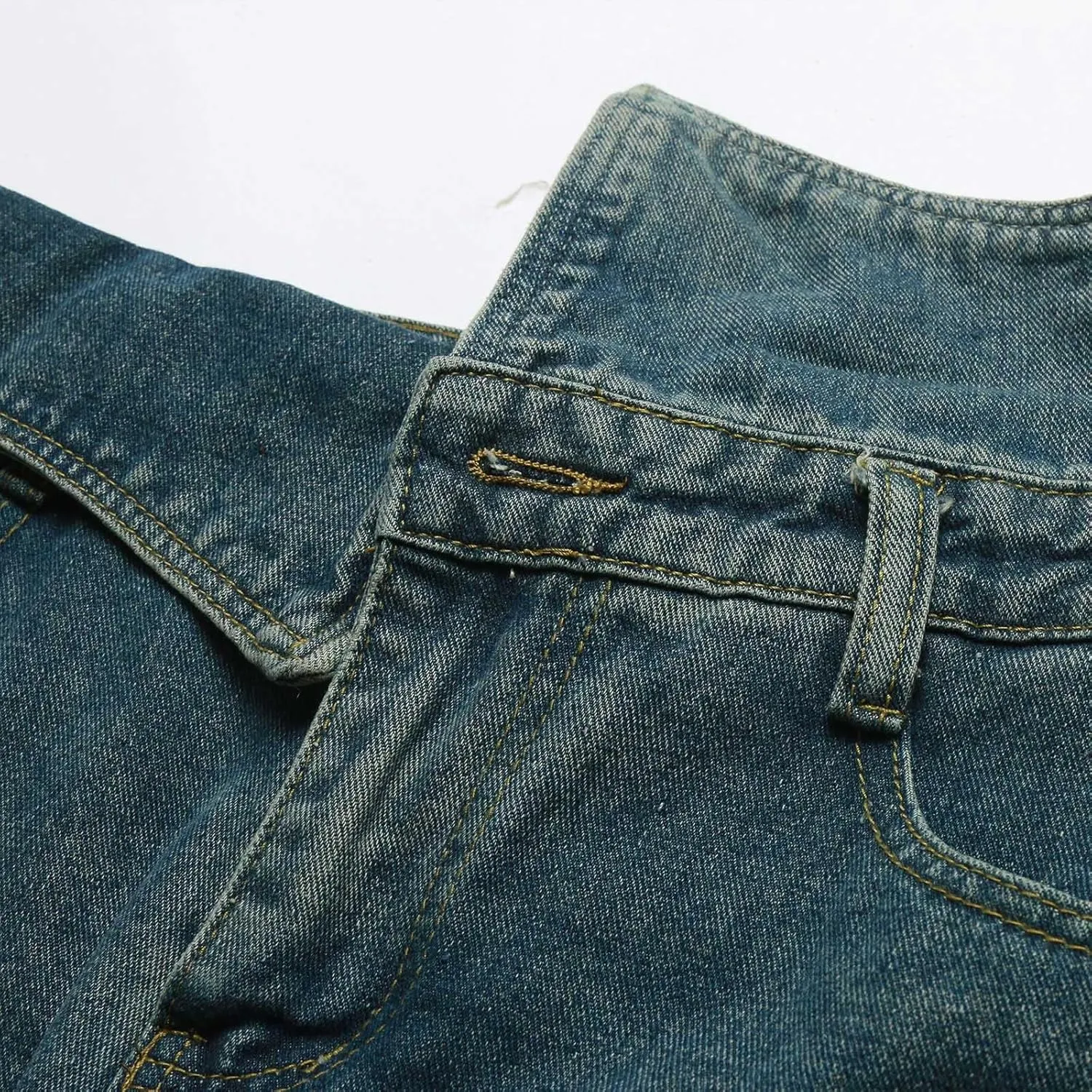 Jean Skirts for Women Denim Skirts Plus Size Mini Skirt Jean Skort y2kButton Cargo Skirt with Pocket Low Waist
