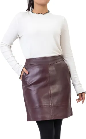 Jild Leather Skirts for Women High Waisted Skirt Mini Skirts for Women