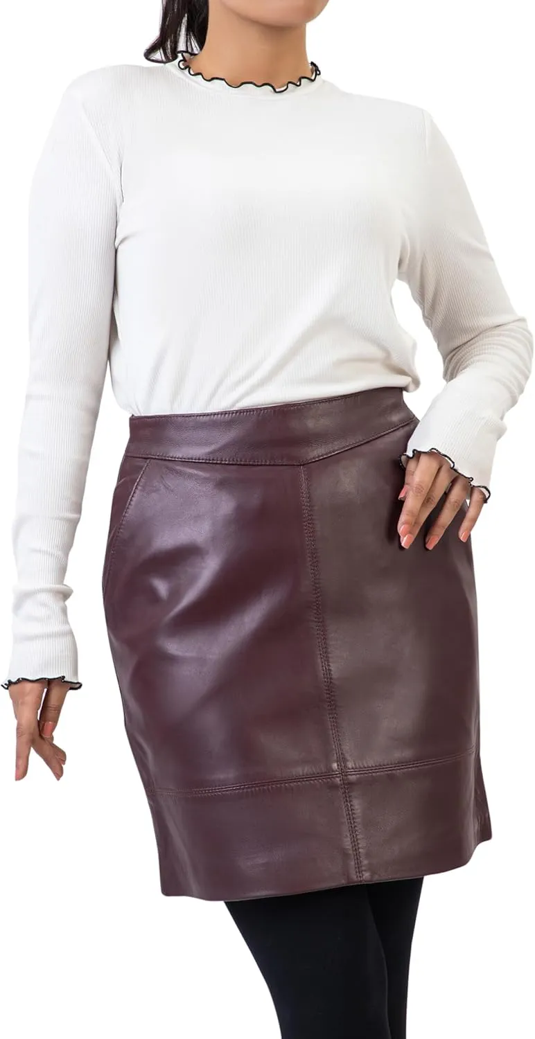 Jild Leather Skirts for Women High Waisted Skirt Mini Skirts for Women