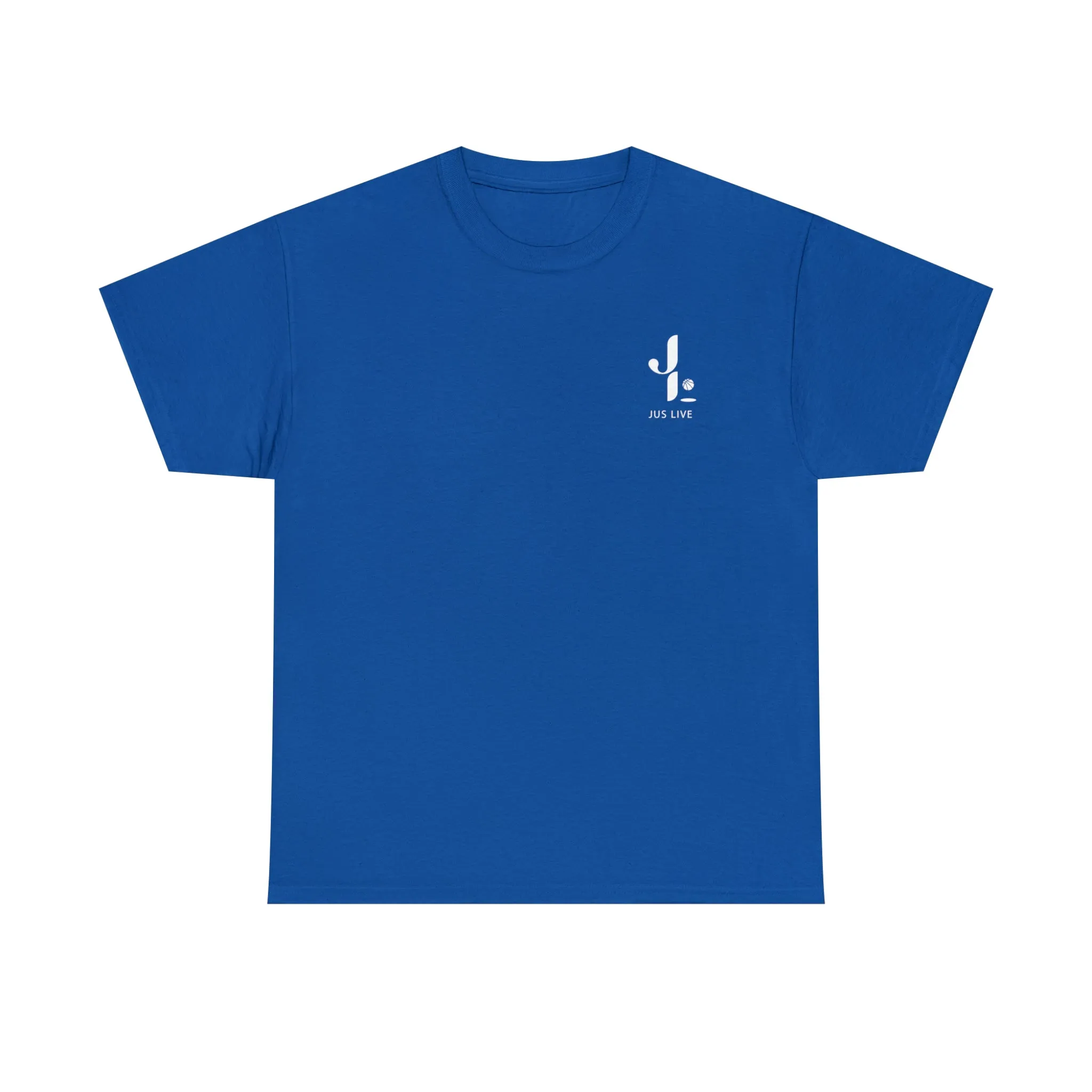 JUS LIVE Unisex Heavy Cotton Tee, IT'S NOT OVER WHEN YOU LOSE IT'S OVER WHEN YOU QUIT.