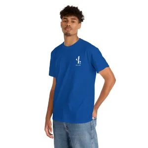 JUS LIVE Unisex Heavy Cotton Tee, IT'S NOT OVER WHEN YOU LOSE IT'S OVER WHEN YOU QUIT.