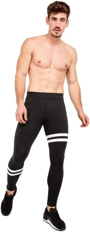 Kapow Meggings Performance Pro Range - Mens Compression Leggings with Pockets for Athletic Workout Performance