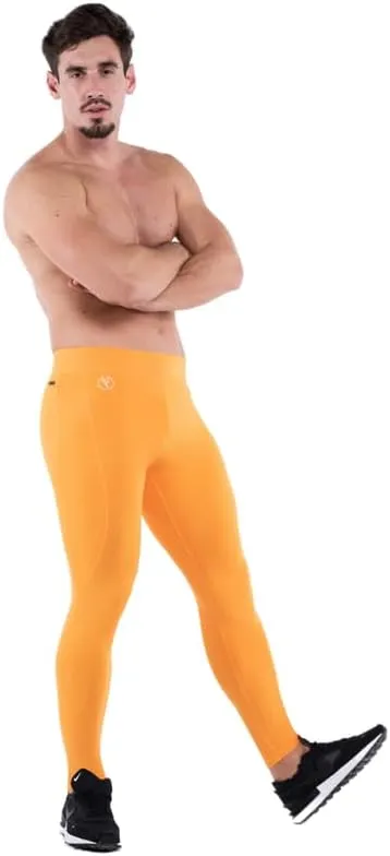 Kapow Meggings Performance Pro Range - Mens Compression Leggings with Pockets for Athletic Workout Performance