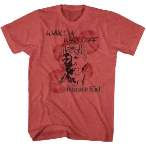 Karate Kid Wax On Miyagi Men's T-Shirt