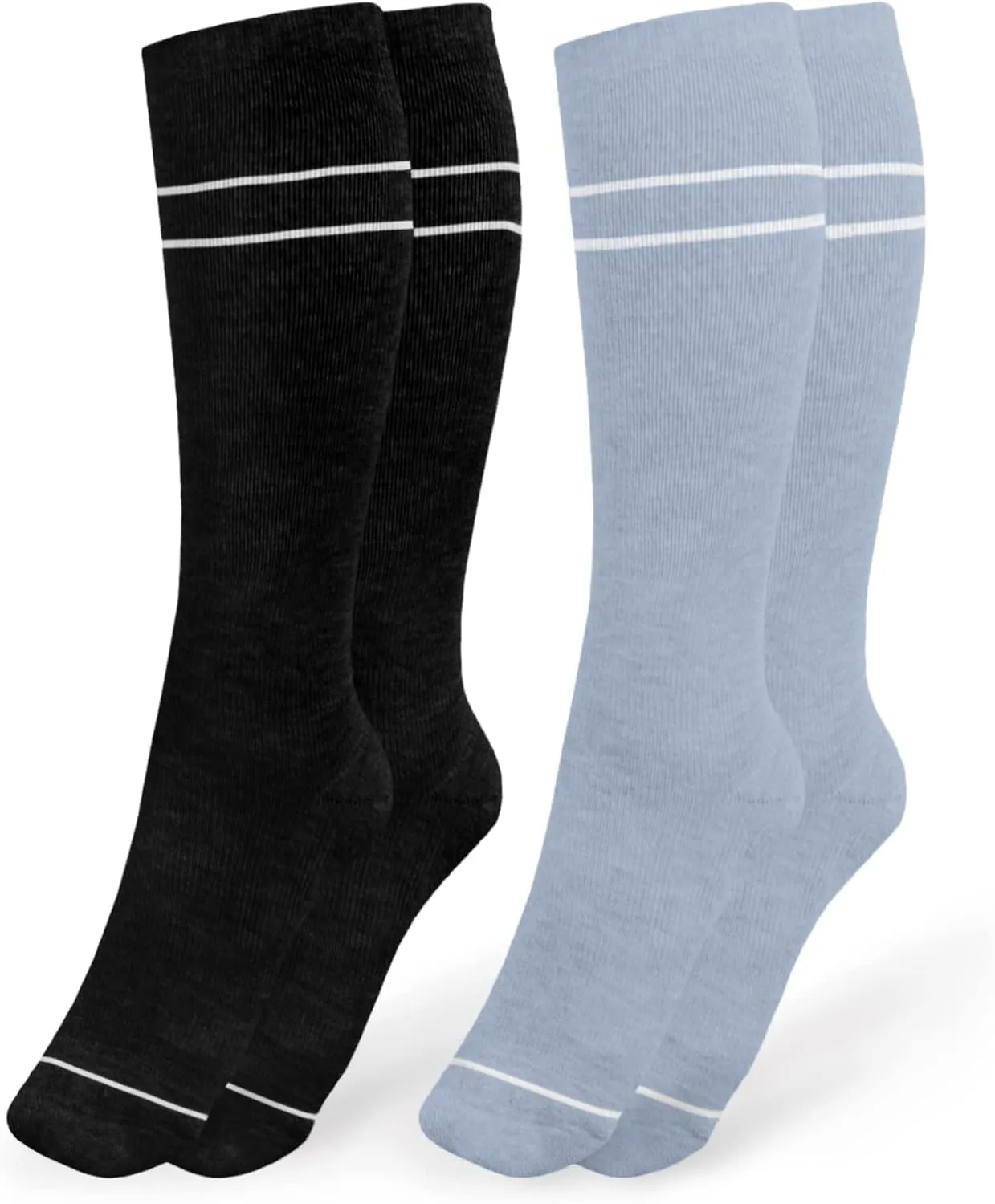 Kindred Bravely Maternity Compression Socks 2-Pack | Graduated Compression Socks for Circulation Pregnancy Travel