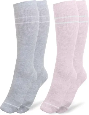 Kindred Bravely Maternity Compression Socks 2-Pack | Graduated Compression Socks for Circulation Pregnancy Travel