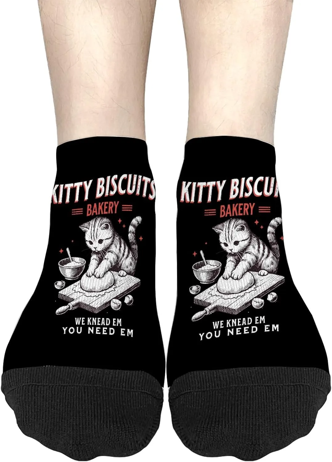Kitty Biscuits Bakery Low Cut Socks For Ladies