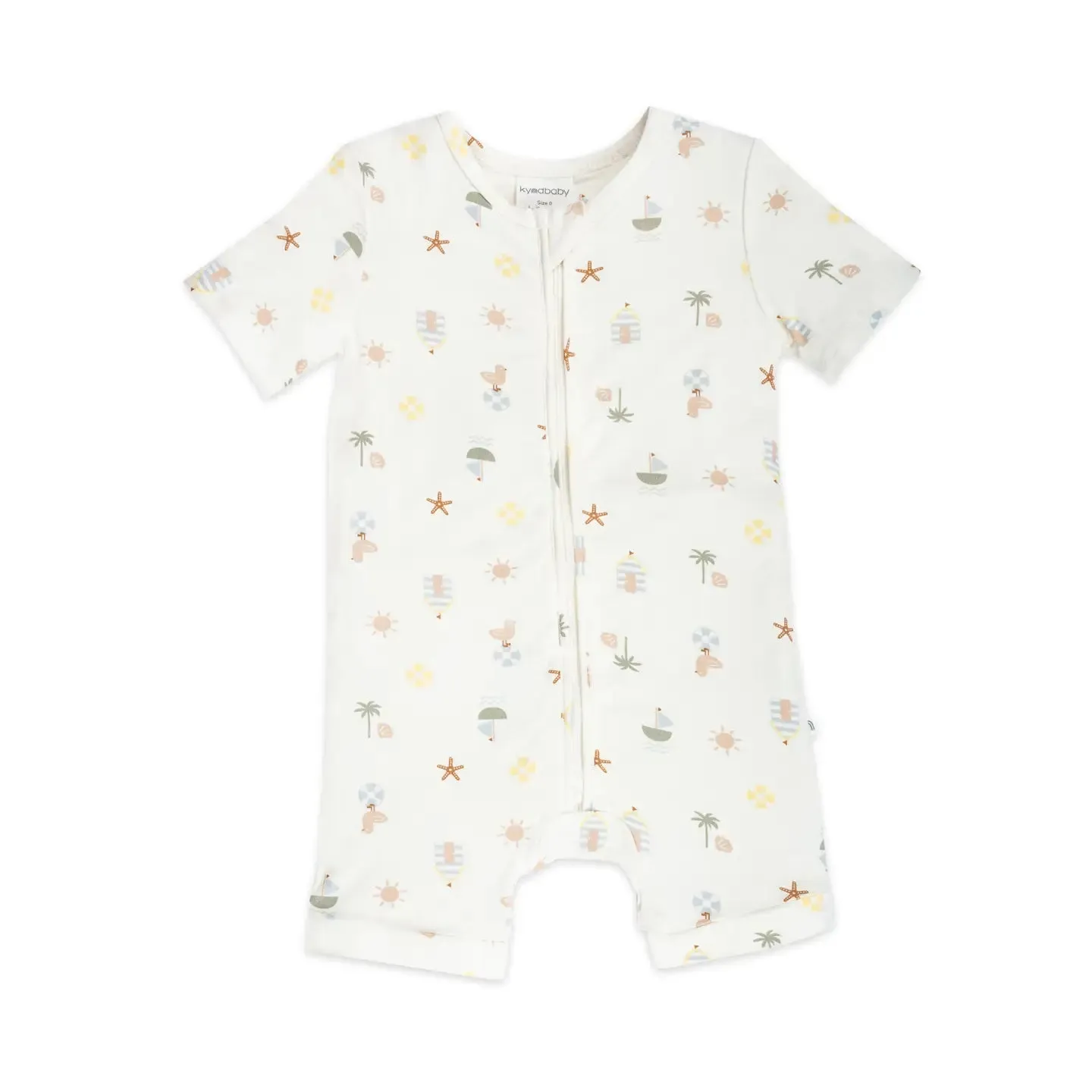 KYND Baby - Day or Night Short Sleeve Onesie (Vacay)