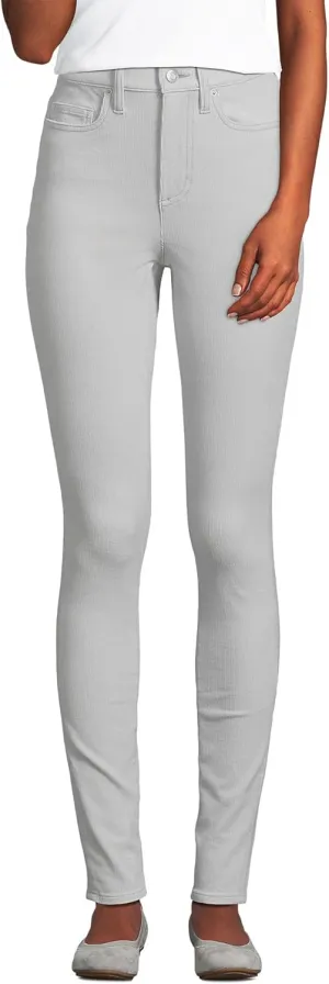 Lands' End Women's Slender High Rise Corduroy Skinny Pants