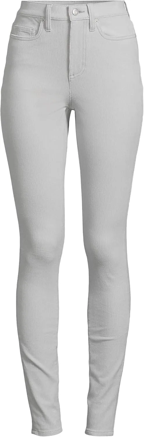 Lands' End Women's Slender High Rise Corduroy Skinny Pants