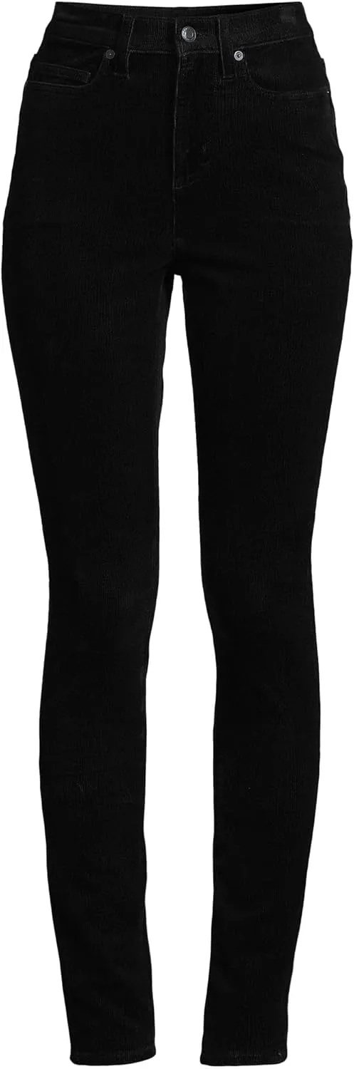 Lands' End Women's Slender High Rise Corduroy Skinny Pants