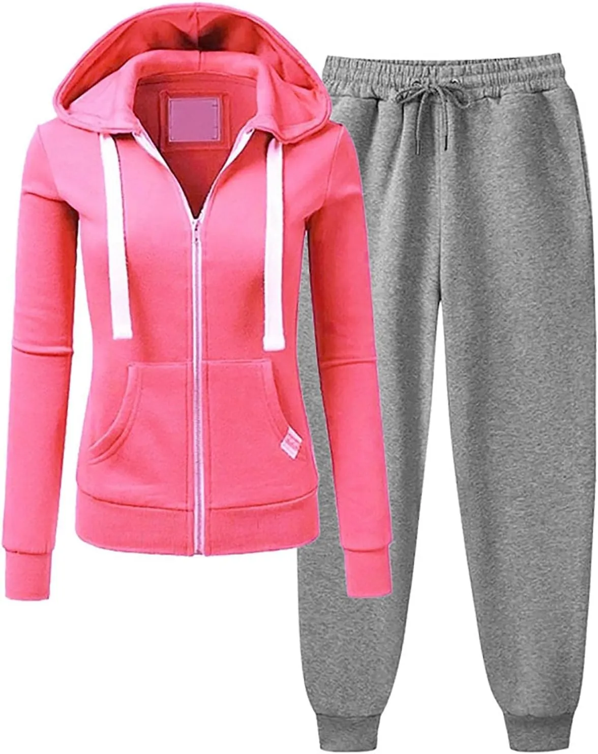 Lastesso Women Sweatsuits Sets Trendy Jackets and Sweatpants Track Suit with Pockets Soft Jogger Rounning Loungewear Outfits