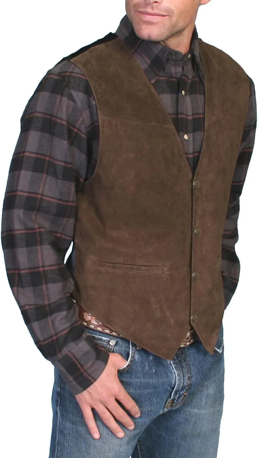 LCMTWX Vest Dress Fashion Casual Plaid Print Buckle Sanding Sleeveless T Shirt Vest Blue Vest Men Vest Clothing For