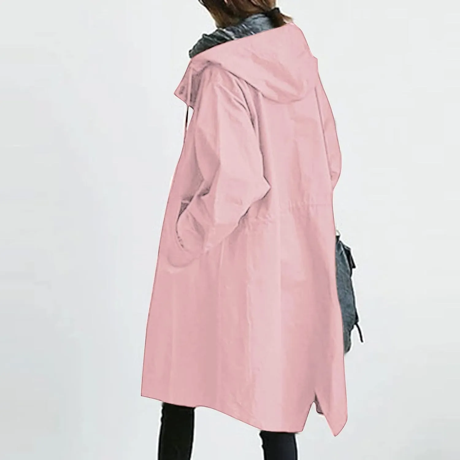 LCMTWX Women's 2023 Fashion Winter Coat Womens Elegant Windbreaker Wild Winter Women's Coat Trench Coats for Women Fall