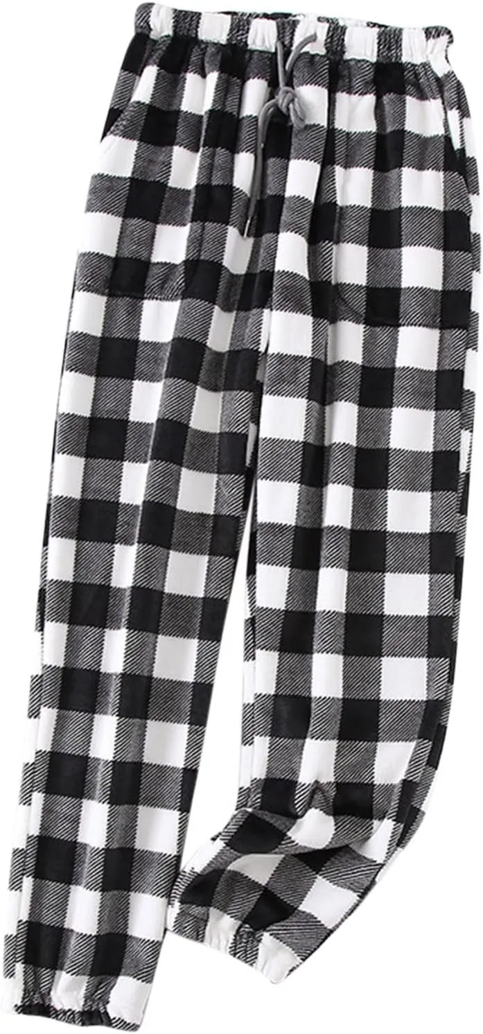 LCMTWX Womens Stretch Pants Leg Pants Casual Drawstring Elastic Trousers Comfy Straight Leg Long Pants Womens Stretch