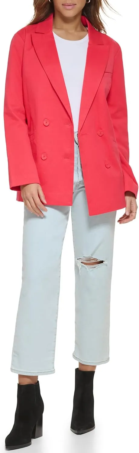 Levi's Women's Wool Blend Double Breasted Blazer