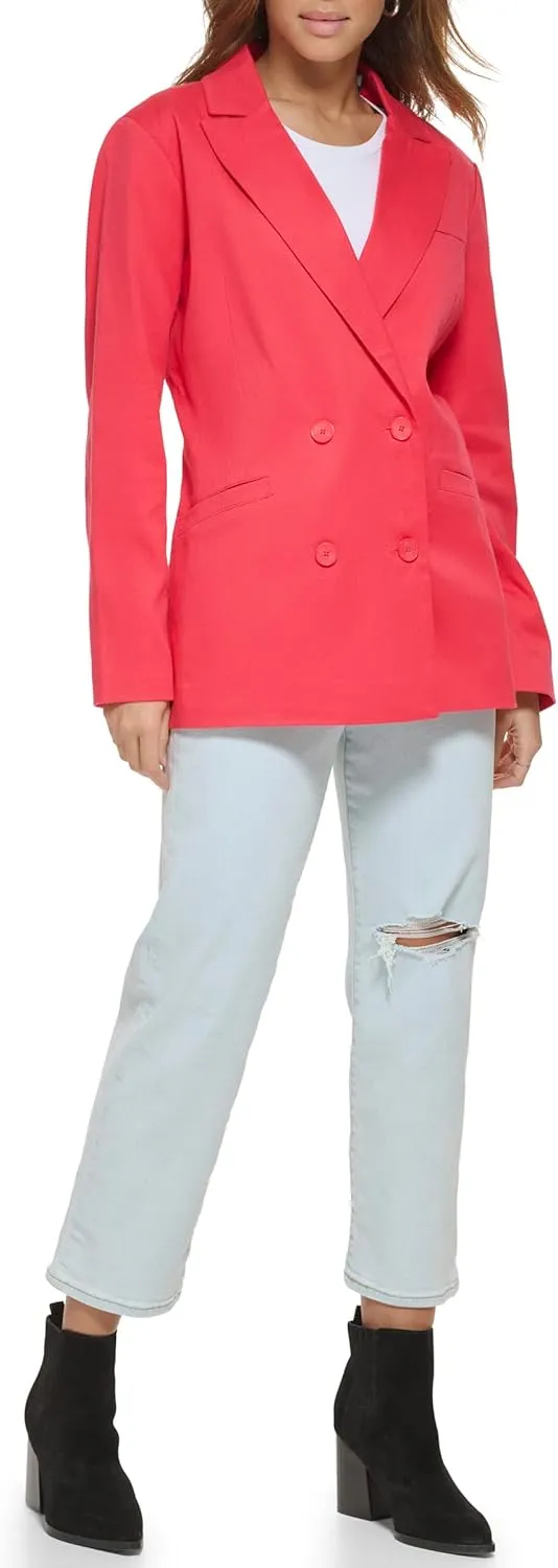 Levi's Women's Wool Blend Double Breasted Blazer