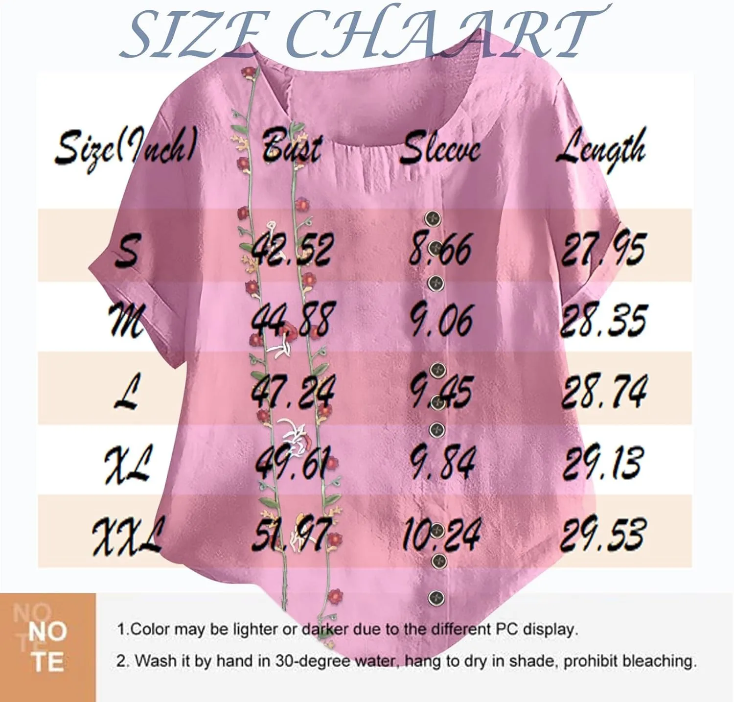 Linen Shirts for Women Loose Fit 2025 Summer Casual Crewneck Short Sleeve Tshirts Embroidery Lightweight Gauze Tops