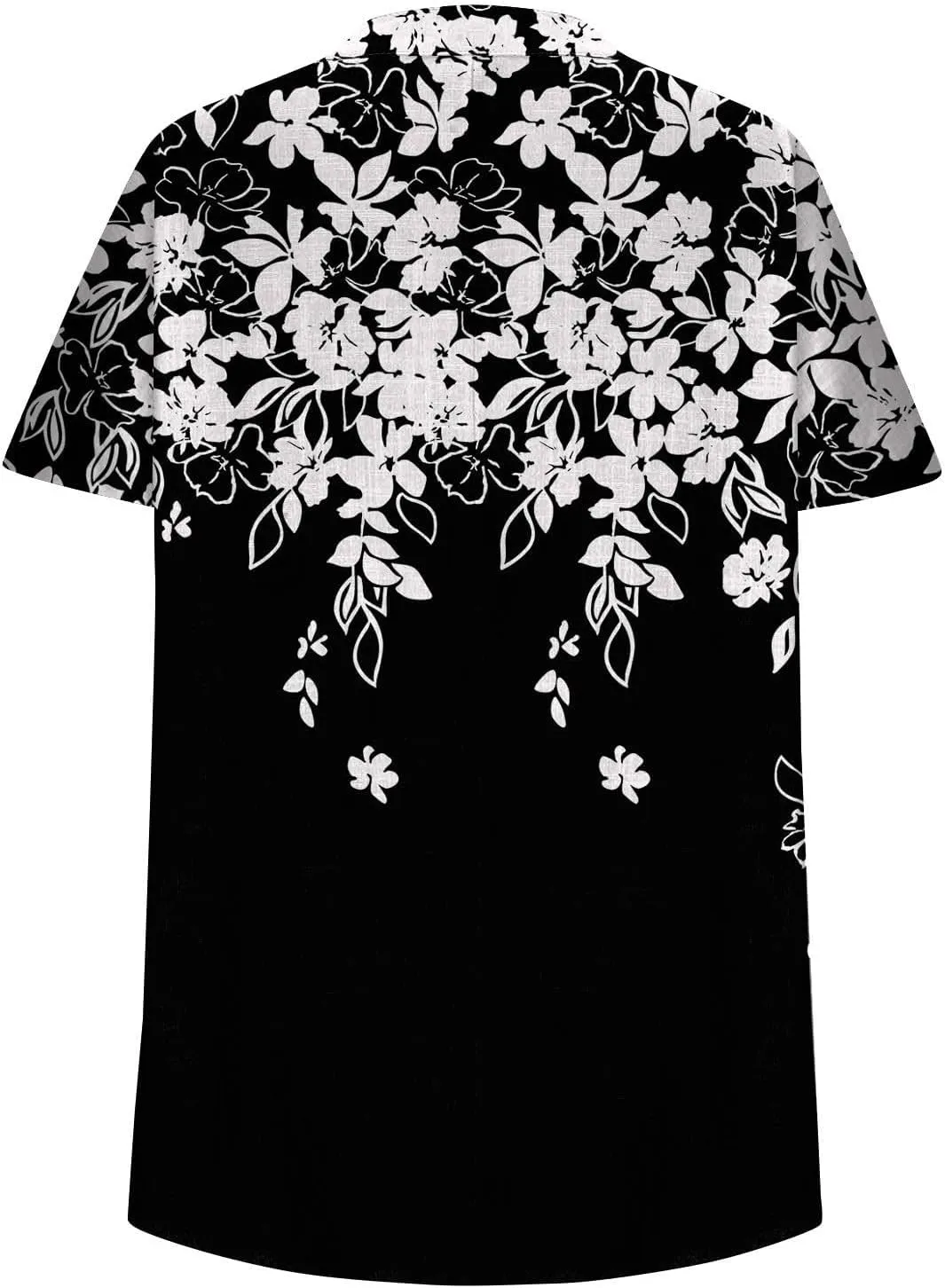 Linen Tops for Women Summer 2024 V Neck Short Sleeve Gauze Shirts Lightweihgt Casual Loose Floral Boho Tops Blouse