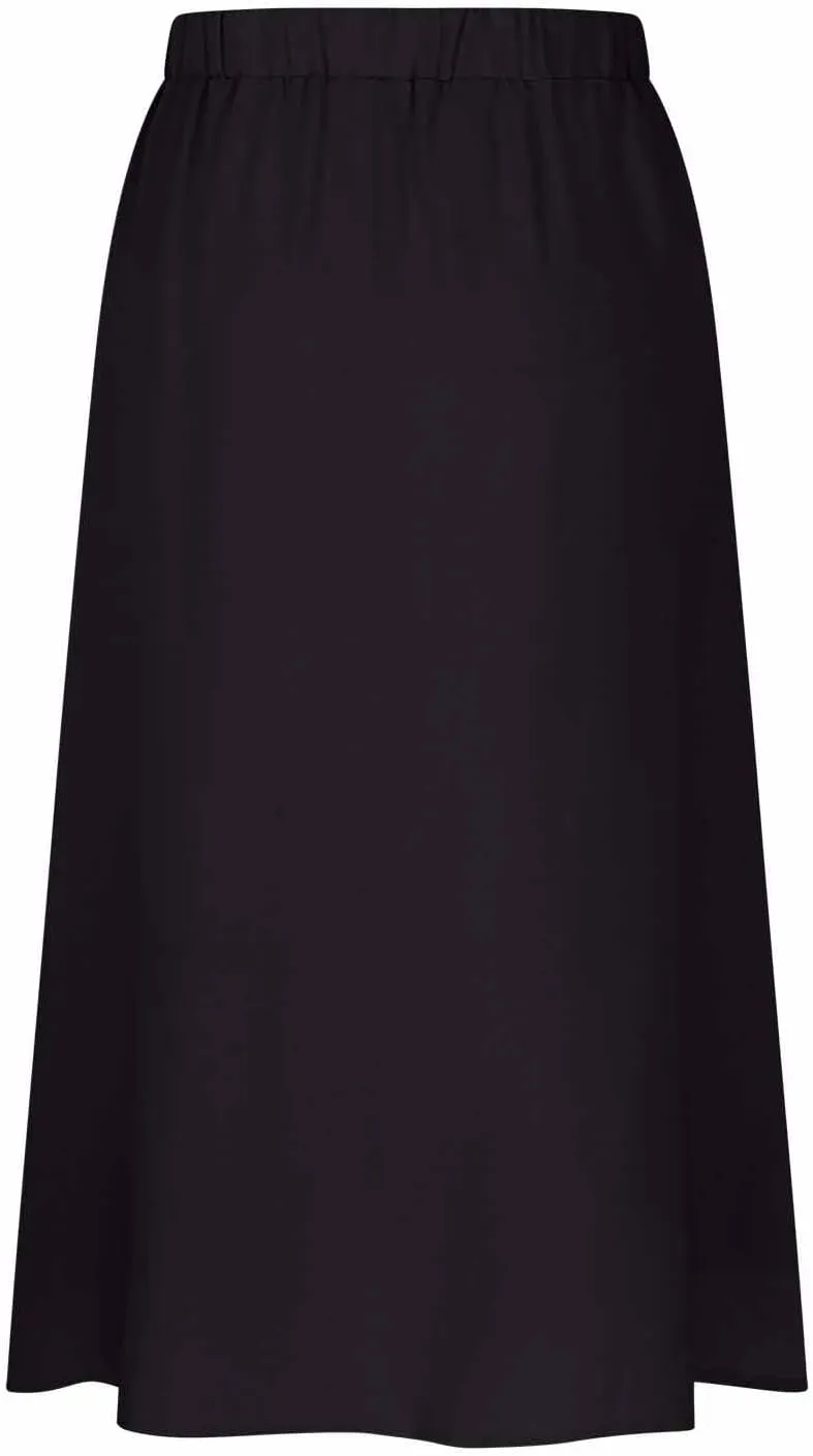 Lmdudan Women Button Down Flare Midi Skirt Trendy High Waisted A Line Flowy Skirts 2025 Summer Beach Solid Color Skirts