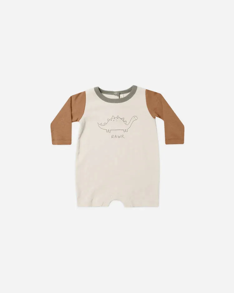 Long Sleeve Romper | Dino