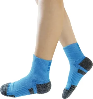 M Magic Sport Athletic Cushioned Crew Socks, 2 Pairs, Men and Women, Gift, Running, Jogging, Hiking, Cycling, Fitness