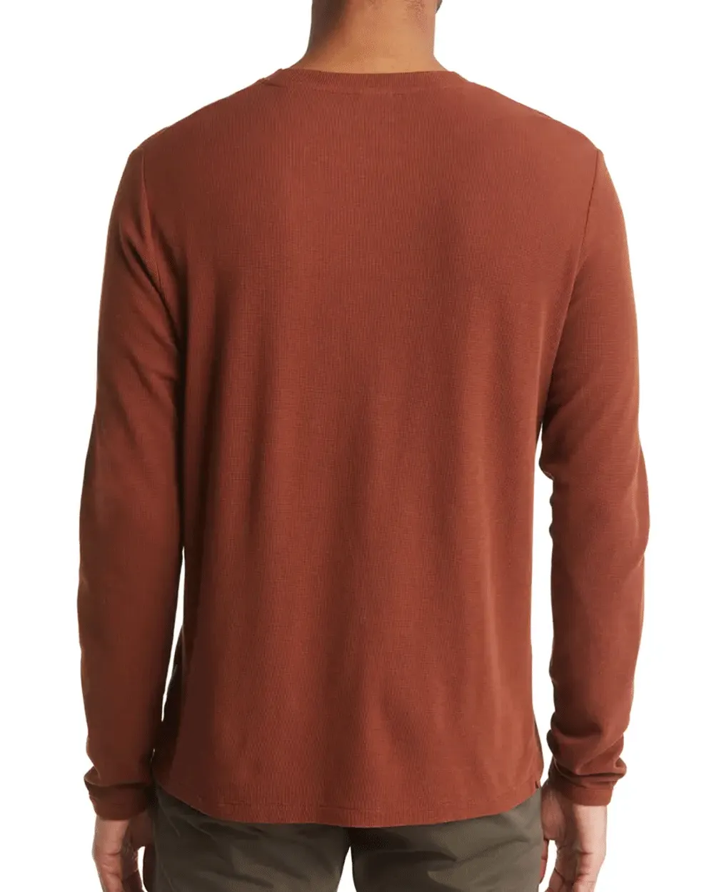 Mahogany Clive Waffle Knit Long Sleeve