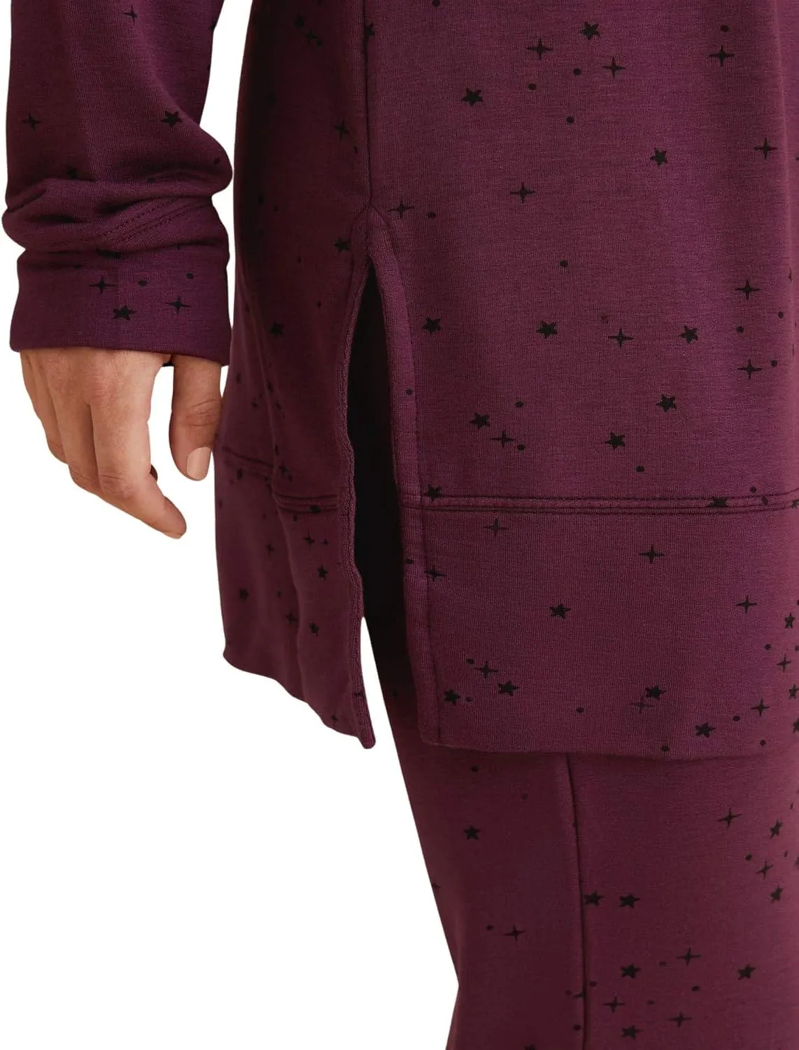 Marks & Spencer Women's Loungewear Flexifit Star Funnel Long Sleeve Sweat Top