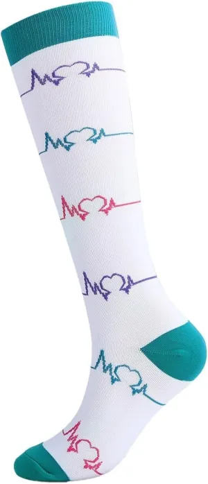Medical Compression Socks for Women & Men Circulation 20-30 mmHg Breathable, Best for Running Athletic Nursing Hiking Travel